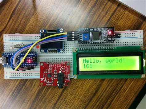 i2c arduino nano lcd